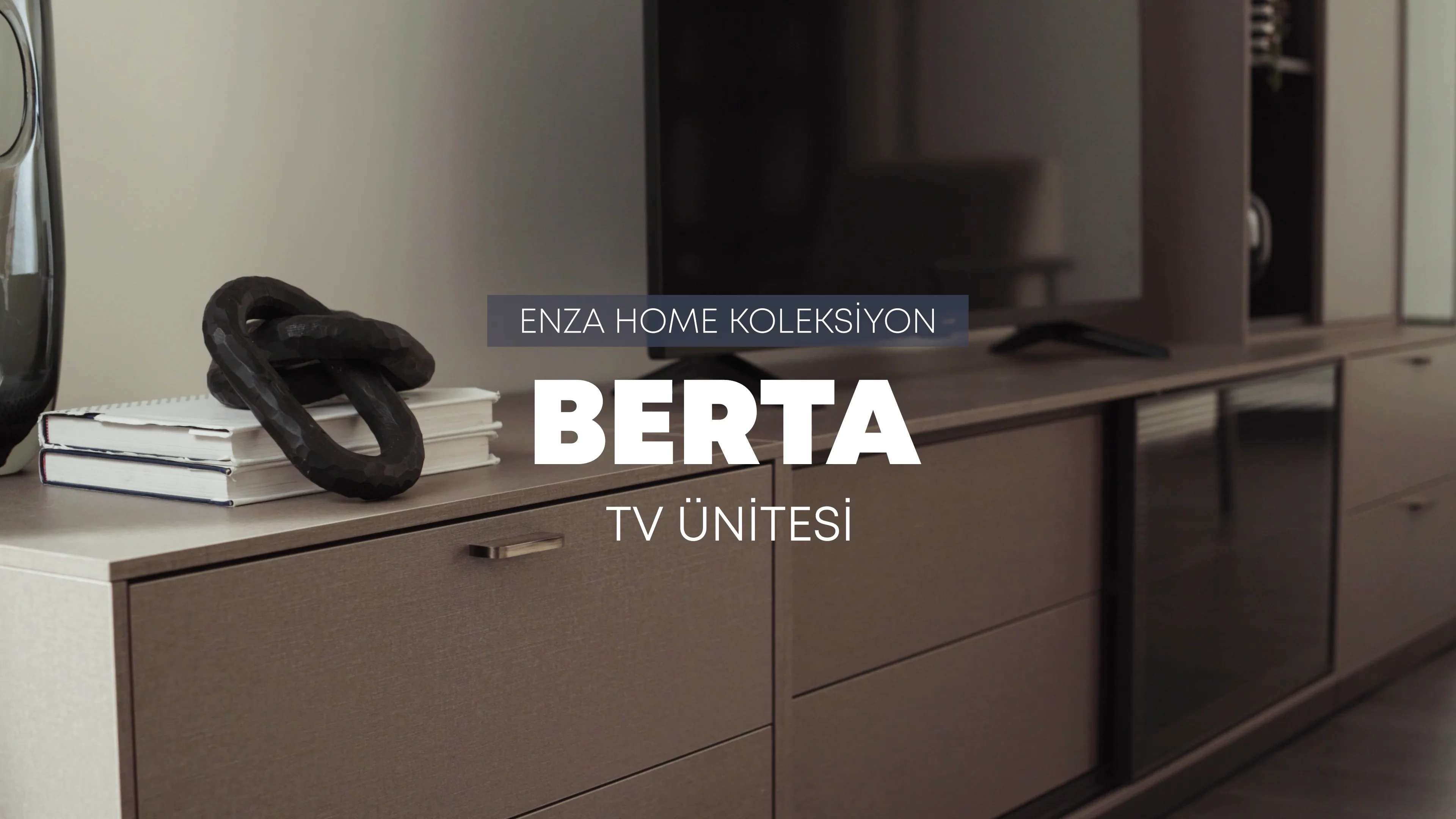 Berta TV Ünitesi Kombinasyonu 2 356x163 cm (GxY) | Enza Home
