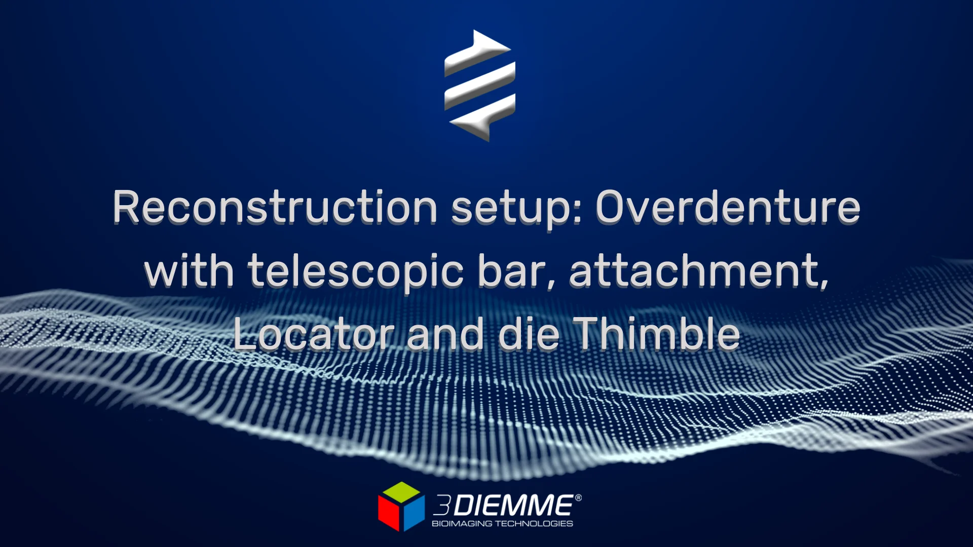 CAD - Reconstruction setup: Overdenture with telescopic bar, attachment ...