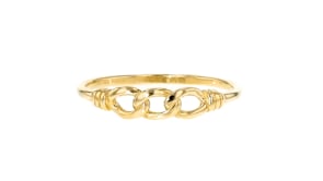 14kt Yellow Gold Three-Loop Ring