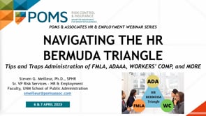 Navigating the HR Bermuda Triangle: Workers’ Comp, FMLA, & ADAAA Cases - Part 1 video