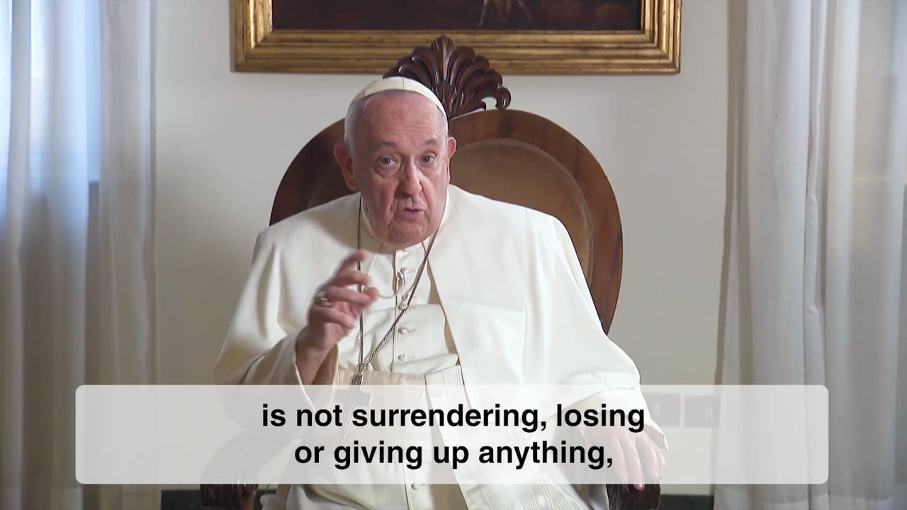 For a non-violent culture – The Pope Video 4 – April 2023(1080p).mp4
