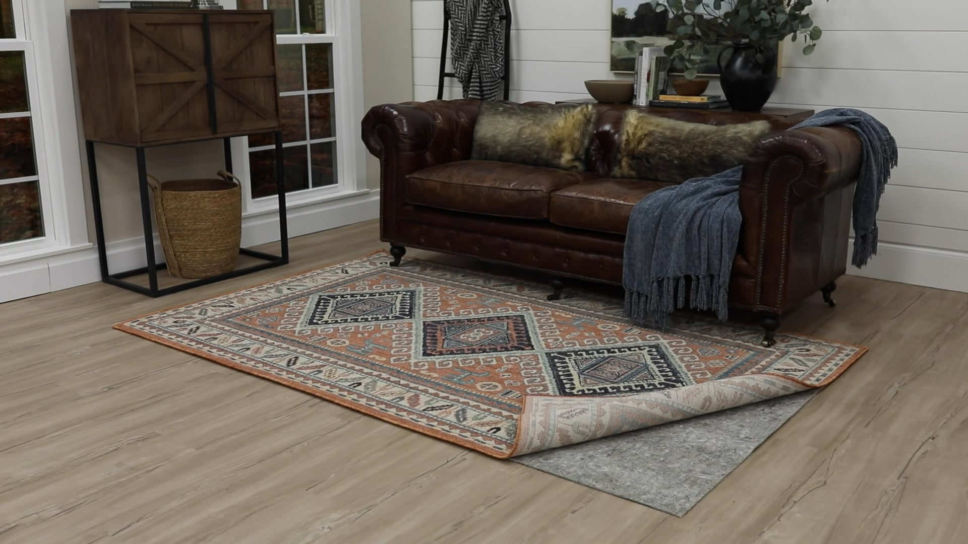 Mohawk Home All Purpose Rug Pad Gray 2'x8'Rug Pad, 4'x6' - Industrial ...
