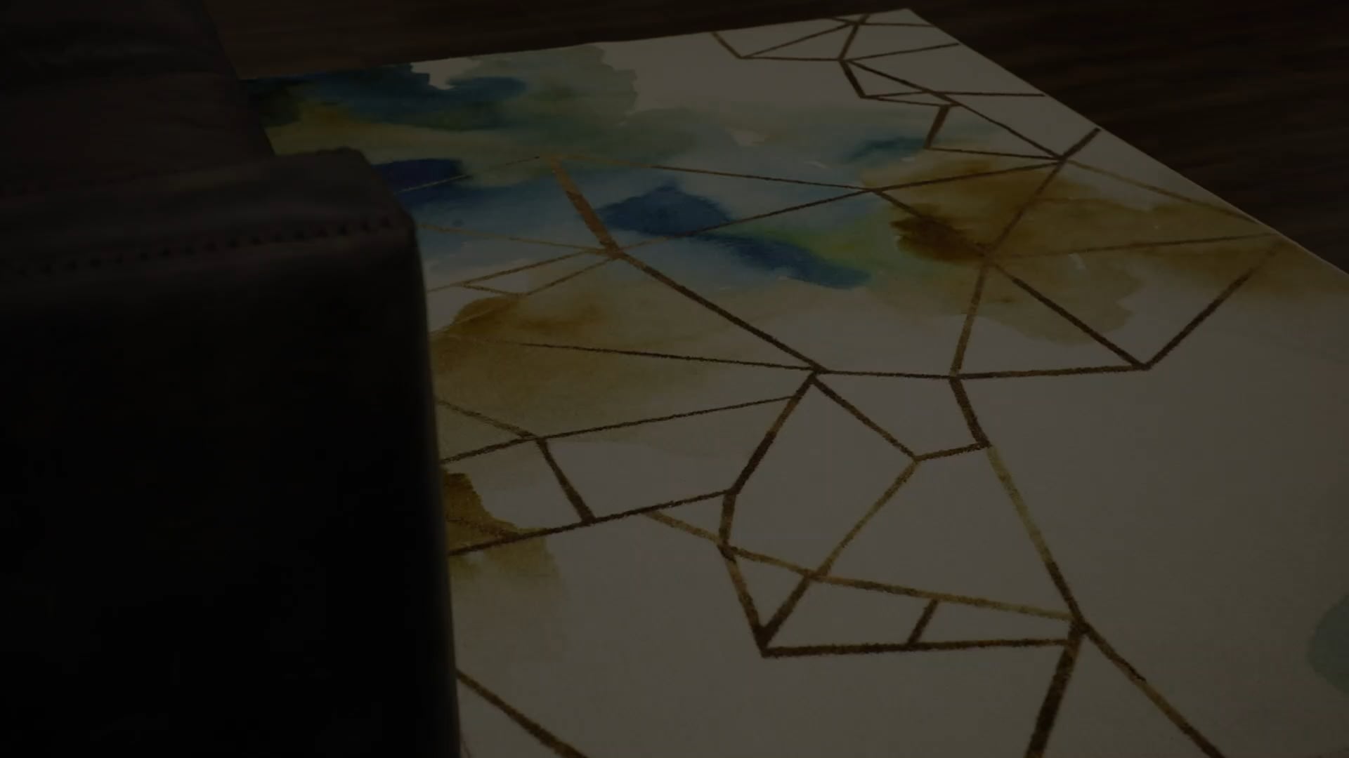 Mohawk Prismatic Illusion Water, 5'x8' Contemporary Area Rugs by