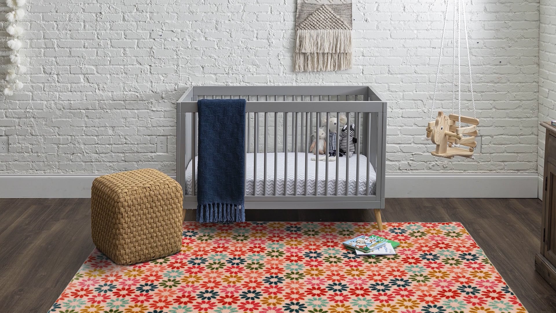 Mohawk Prismatic Enchanted Floral Pink Area Rug, 5'x8' Contemporary