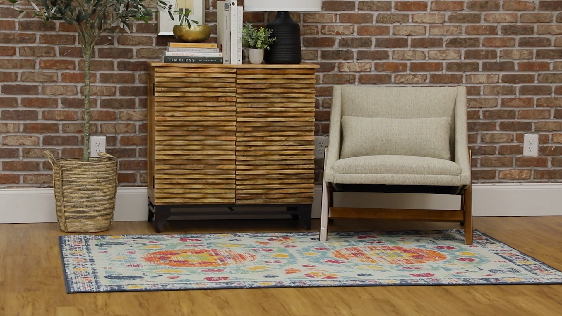 Mohawk Home Tola Abstract Floral Medallion Area Rug, 2' X 7' Contemporary Hall And Stair