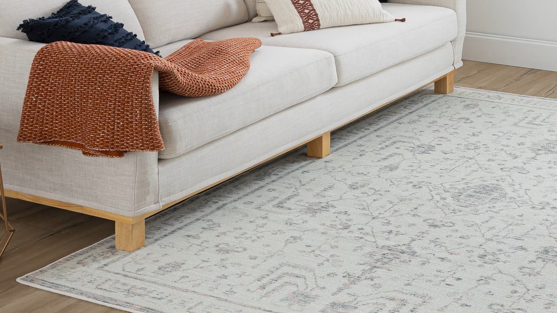 Mohawk Home Tempe Ornament Cream 2' x 3' Area Rug, 5' x 7