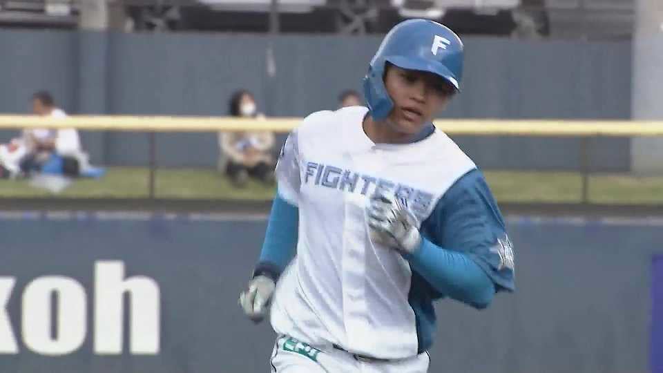 【ファーム】ファイターズ・田宮裕涼 ライトスタンドに飛び込む同点ホームラン!!  2023年4月8日 北海道日本ハムファイターズ 対 埼玉西武ライオンズ