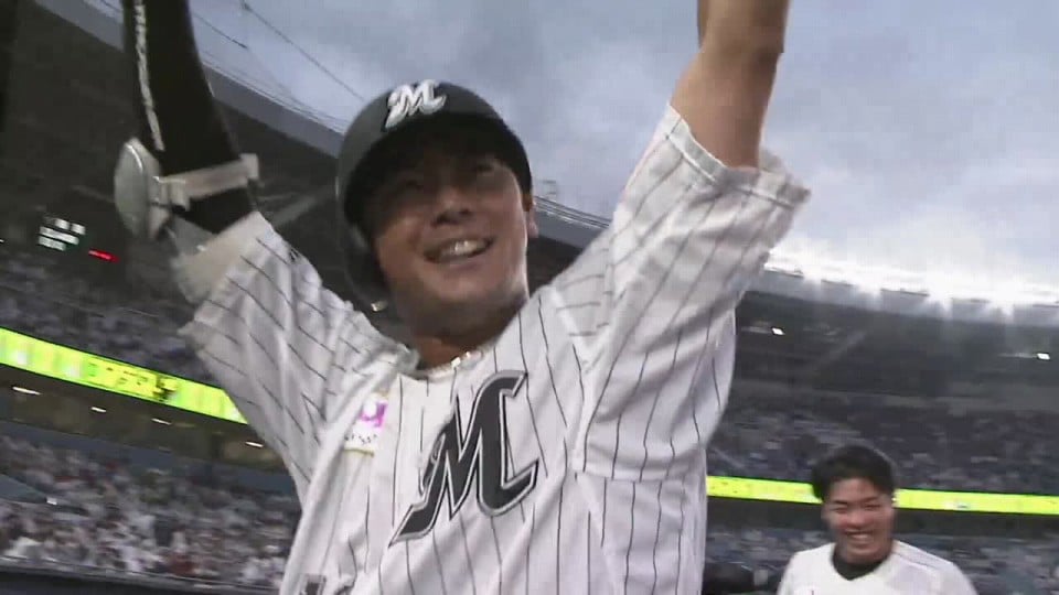 【8回裏】幕張大歓声!! マリーンズ・平沢大河 自身4年ぶりの一発は値千金の逆転2ランホームラン!!  2023年4月8日 千葉ロッテマリーンズ 対 東北楽天ゴールデンイーグルス