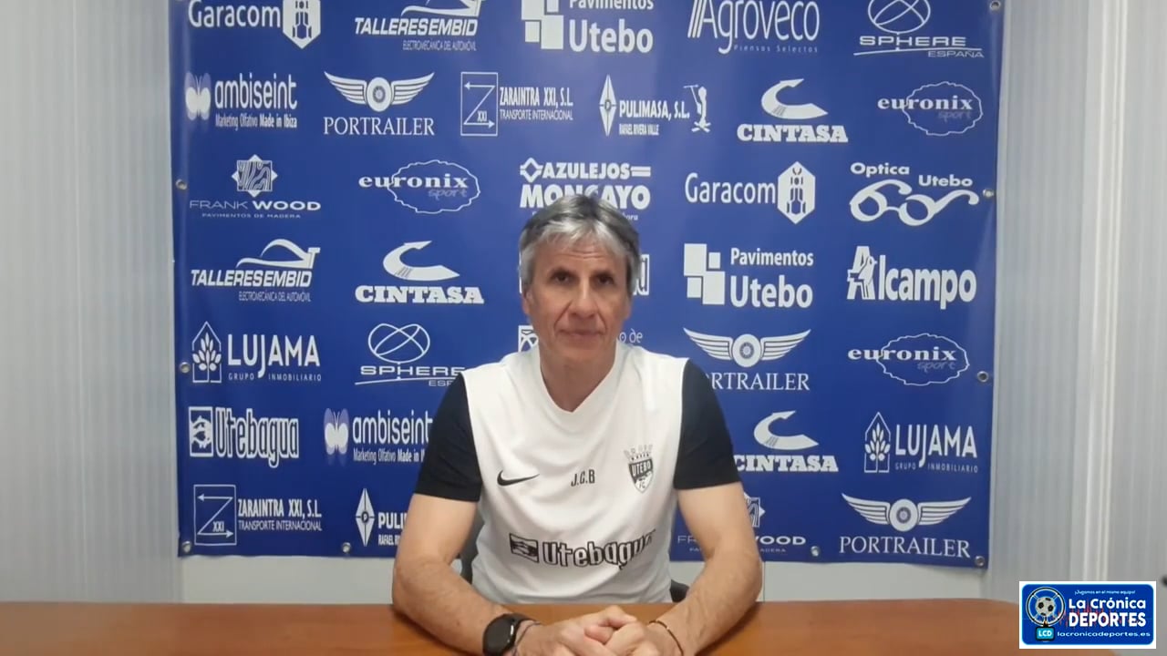 LA PREVIA / Utebo FC - San Juan / JUAN CARLOS BELTRÁN (Entrenador Utebo) J29 / 2ª RFEF - Grupo 2 / Fuente: Utebo FC
