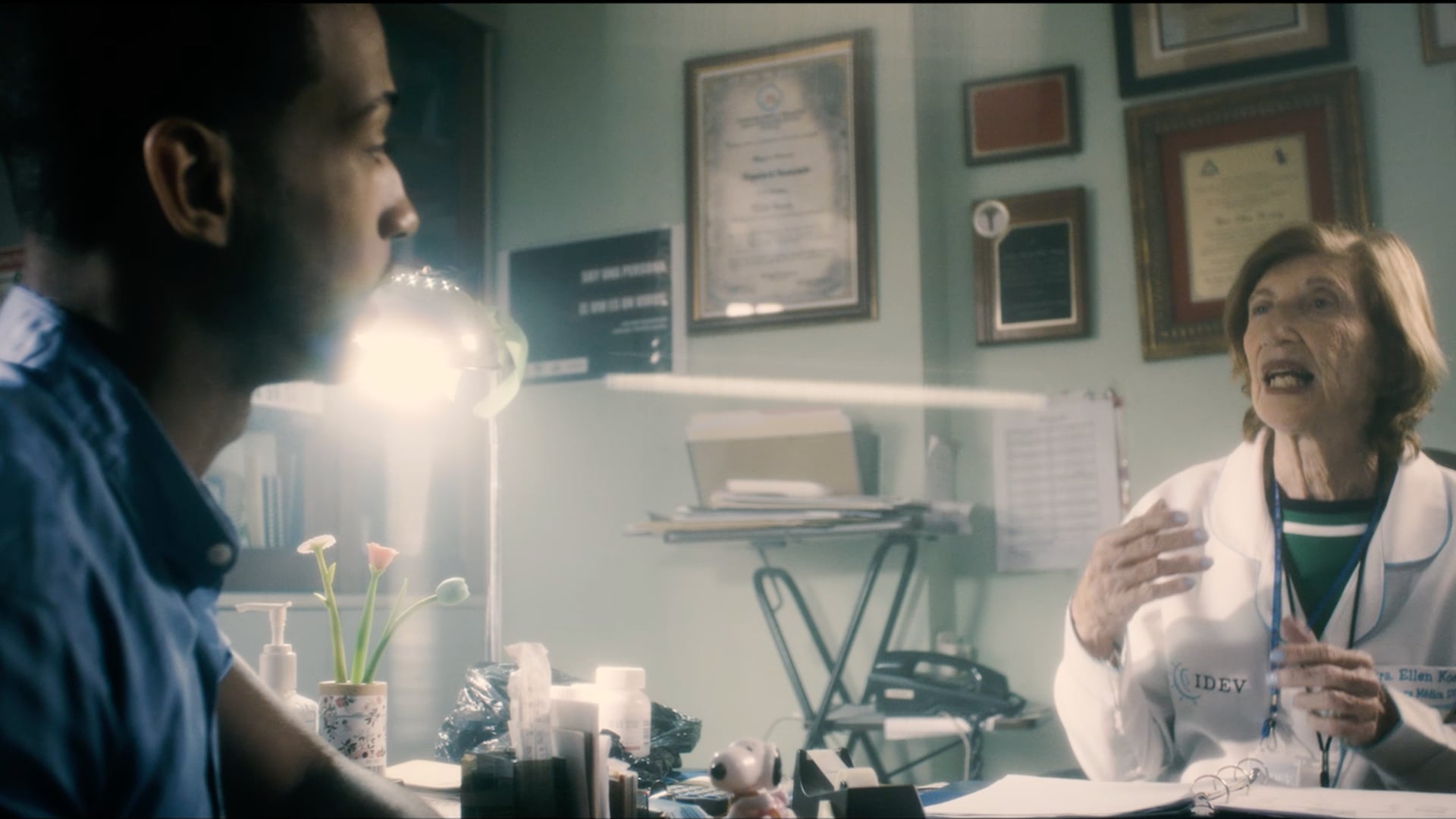 United Nations AIDS "Barber"