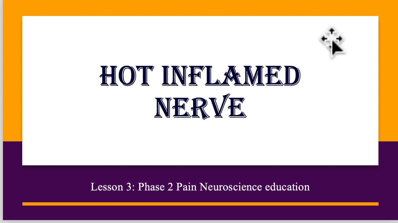 3 Hot Inflamed Nerves on Vimeo