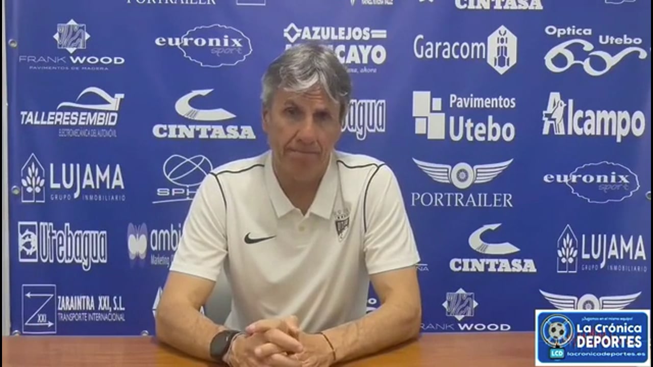 JUAN CARLOS BELTRÁN (Entrenador Utebo) Utebo FC 0-0 San Juan / J29 / 2ª RFEF - Grupo 2 / Fuente: Utebo FC