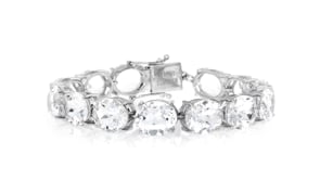 Rock Crystal Bracelet in Sterling Silver