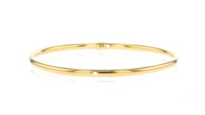 3mm 14kt Yellow Gold Bangle Bracelet