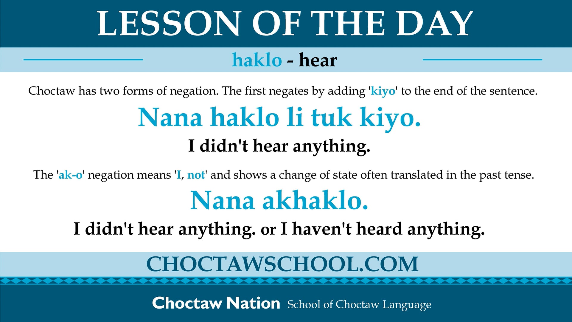 Lesson of the Day: haklo - hear on Vimeo