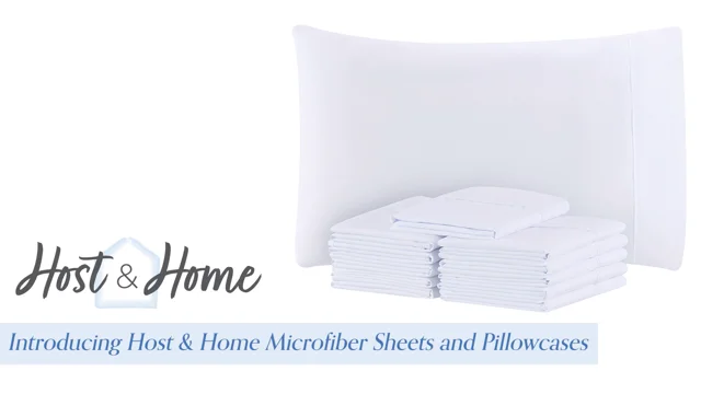 Host & Home Microfiber Sheets & Pillowcases – Monarch Brands