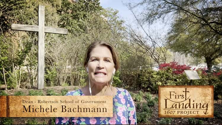 Michele Bachmann Introduces the First Landing 1607 Event on April 26th 2023