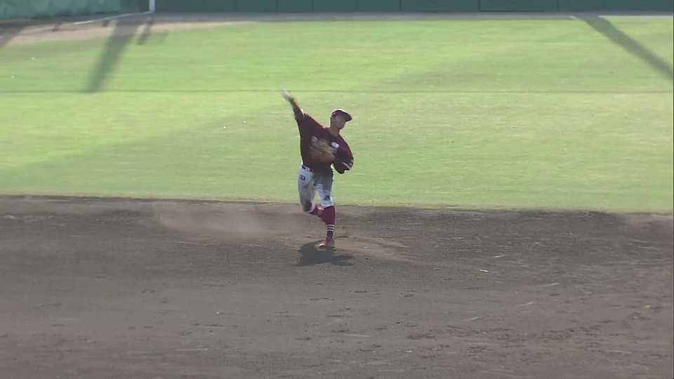 【ファーム】イーグルス・入江大樹 逆シングルでの捕球と素早い送球で追加点を許さないファインプレー!!  2023年4月11日 埼玉西武ライオンズ 対 東北楽天ゴールデンイーグルス