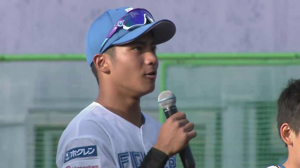 【ファーム】4月11日 ファイターズ・阿部和広選手 ヒーローインタビュー