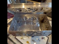 Silver Cigarette Box Box 8816-2630