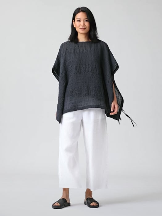 EILEEN-FISHER-PANTS-&-PONCHO-QUINCE-CASHMERE-SWEATER - Cindy