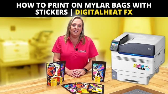 Printing on Black Cardstock with The Crio pro8432 - DigitalHeat FX