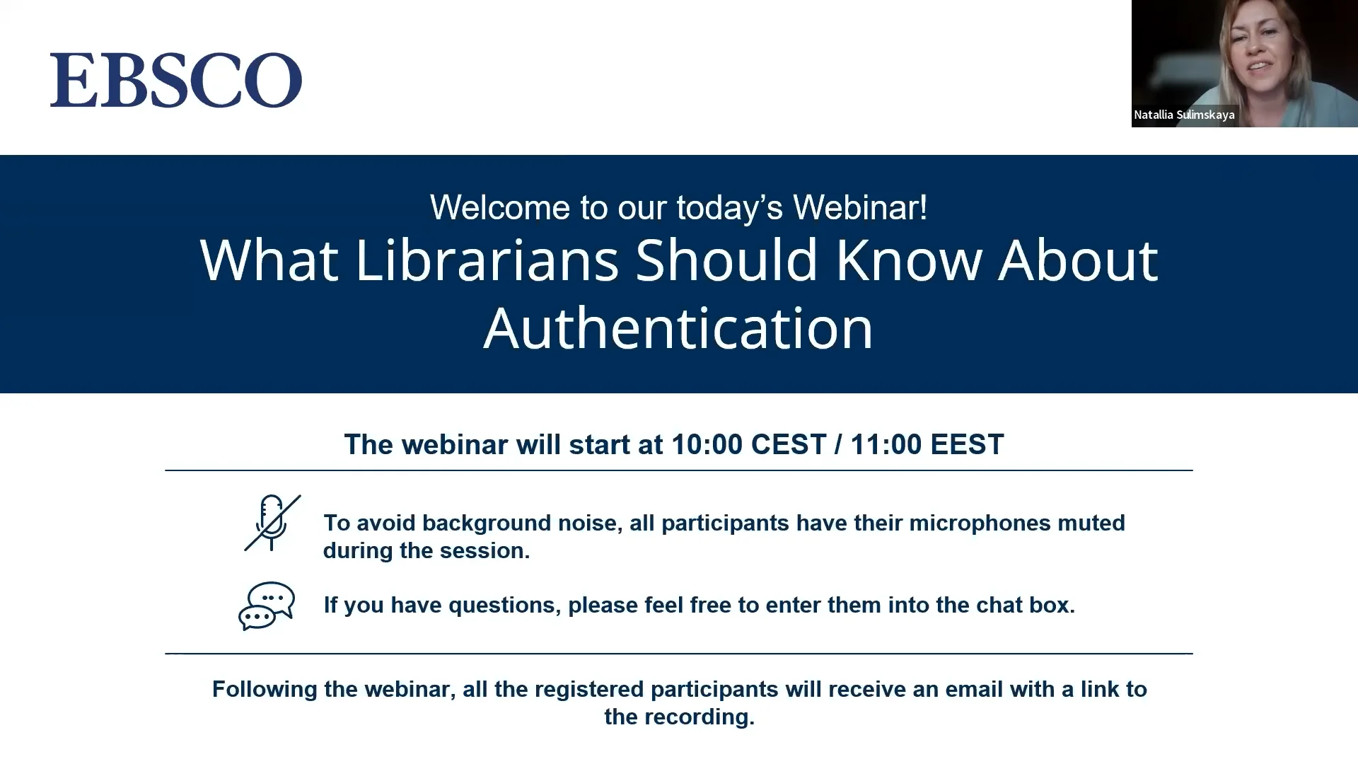 What Librarians Should Know About Authentication WEBINAR on Vimeo