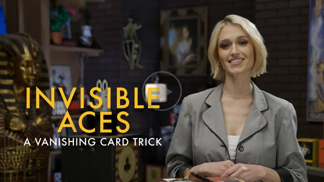 Invisible Aces - A Vanishing Card Trick