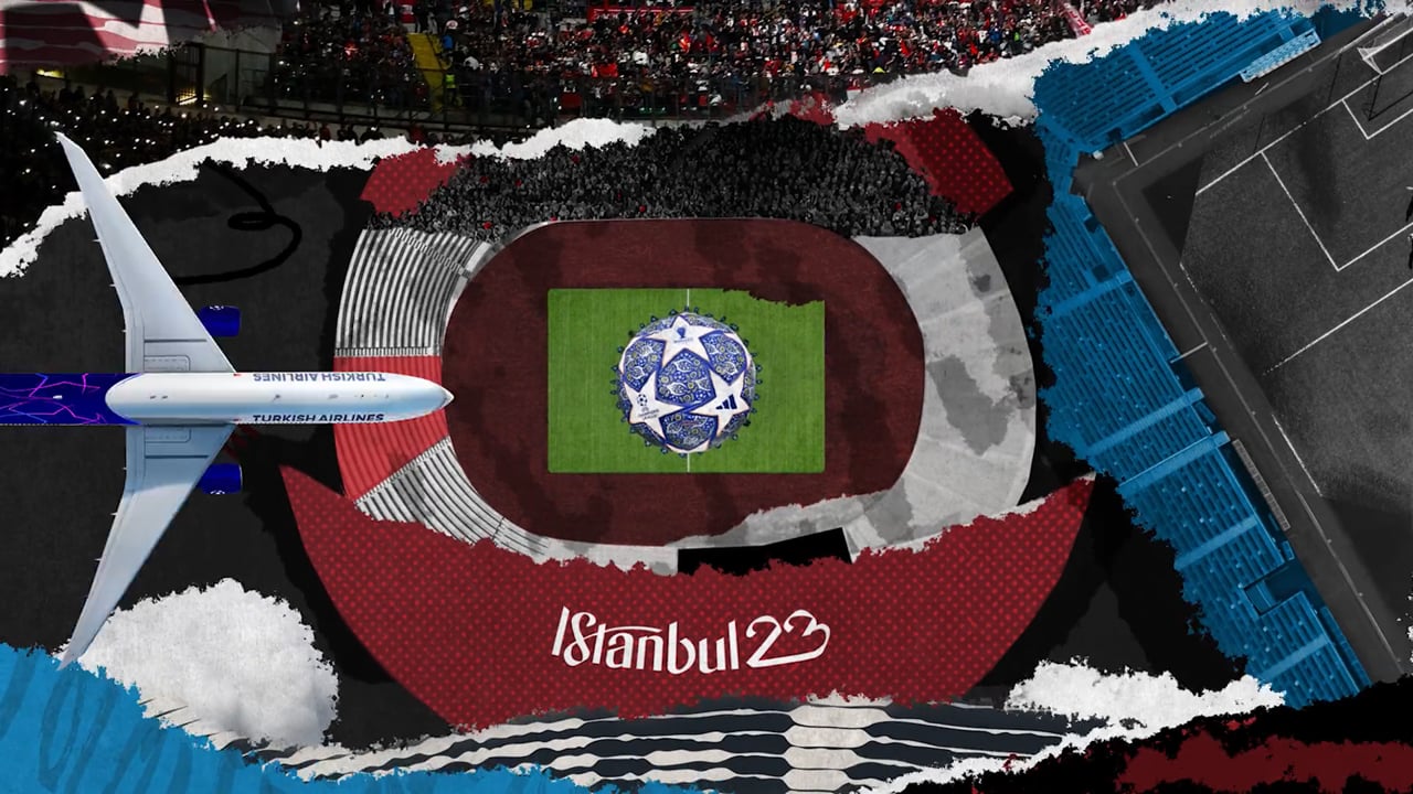 Still from Turkish Airlines Champions League film