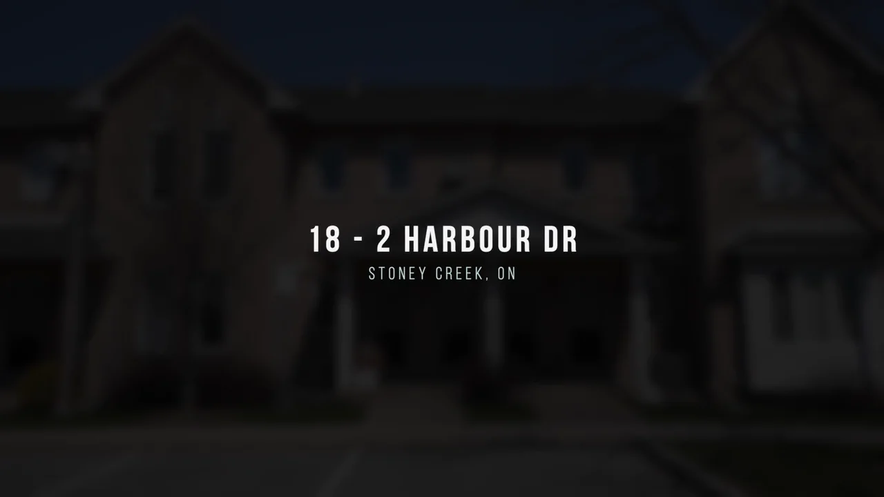 18 2 Harbour Dr Stoney Creek 18 2 Harbour Dr, Stoney Creek on Vimeo