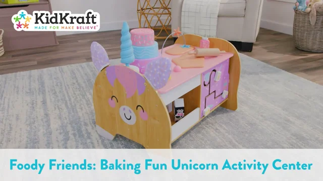 KidKraft Foody Friends: Deluxe Baking Fun Puppy Wooden Toddler Activity  Center with 42 Accessories & Reviews