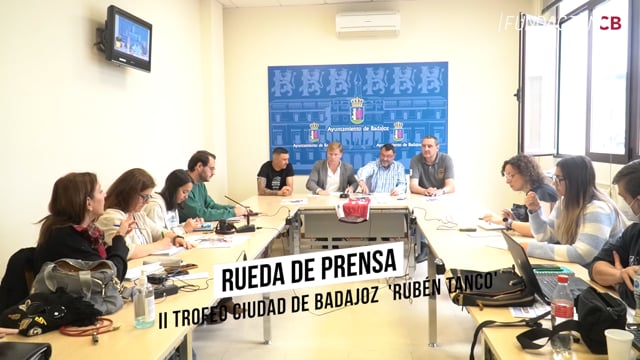 Rueda de prensa "II TROFEO CIUDAD DE BADAJOZ "RUBEN TANCO"
