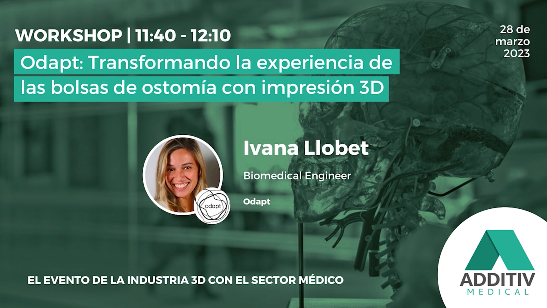 WORKSHOP: Odapt, transformando la experiencia de las bolsas de ostomía con impresión 3D