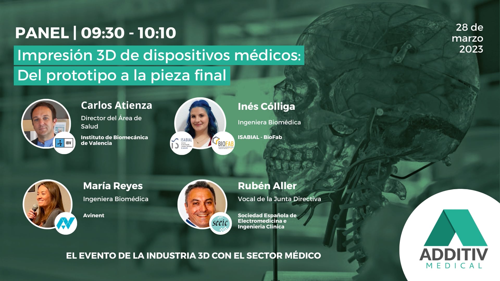 PANEL: Impresión 3D de dispositivos médicos, del prototipo a la pieza final