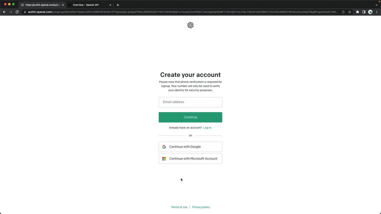 Create Your Open AI Account - A Vue.js Lesson From Our Vue.js...