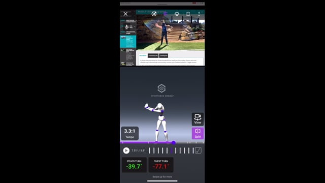 Play swing video