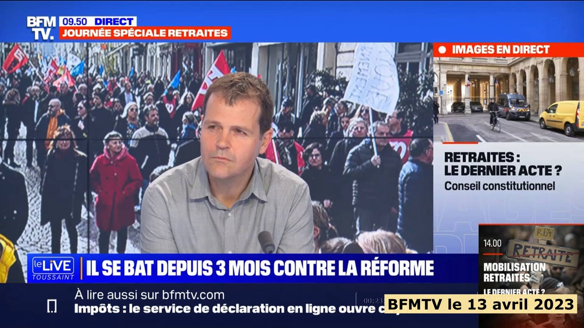 BFMTV le 13 avril 2023 on Vimeo