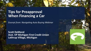 Tips for Preapproval when Financing a Car