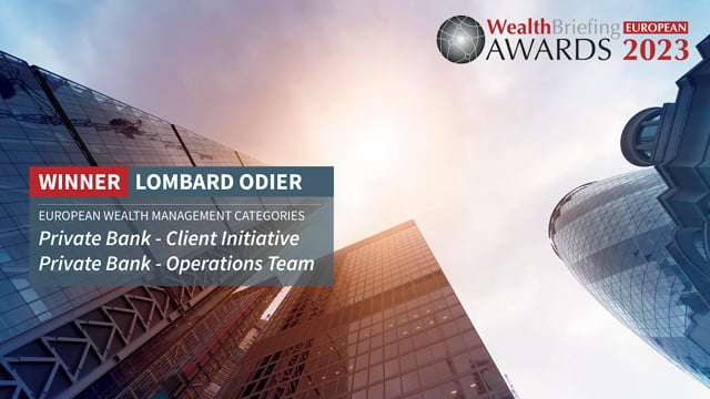Lombard Odier Wins Private Bank Client Initiative, Operations Team Categories placholder image