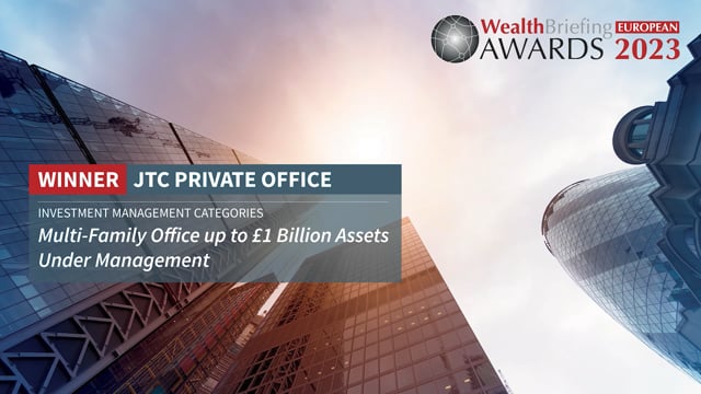 JTC Private Office's Win For Multi-Family Office Up To £1 Billion AuM placholder image