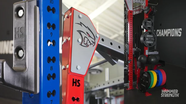 Life fitness half discount rack