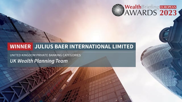 Julius Baer's UK Wealth Planning Team Awarded placholder image