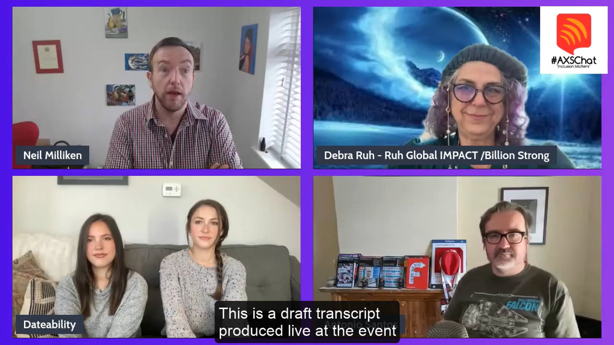 AXSChat with Alexa Child, Jacqueline Child co-founders of Dateability ...