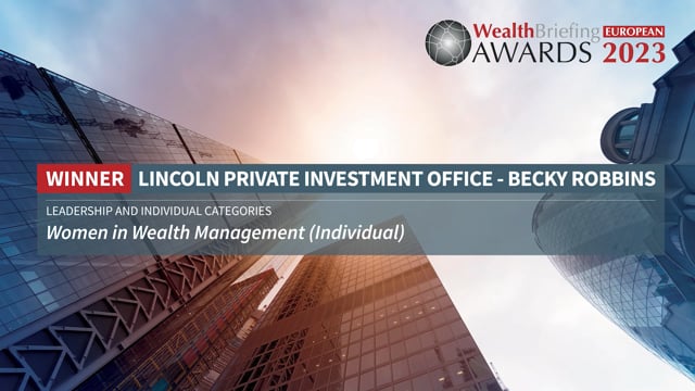 Becky Robbins At Lincoln Private Investment Office Wins Women In Wealth placholder image