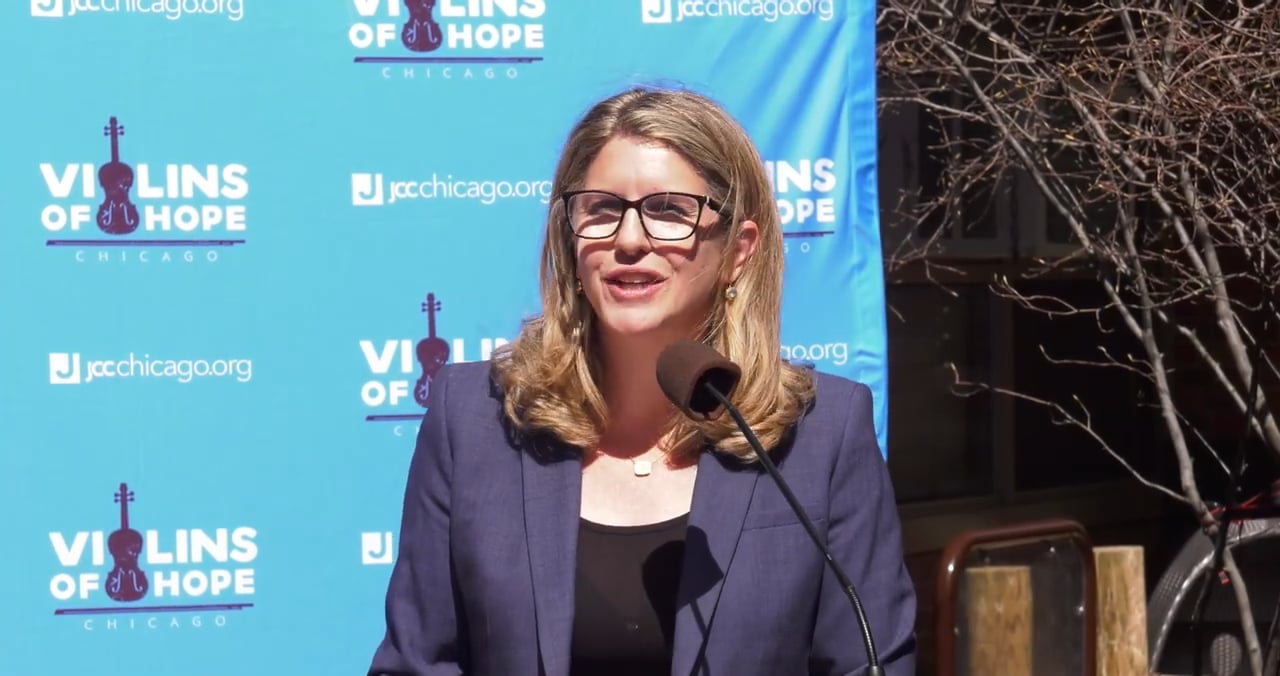 Violins of Hope Chicago Press Conference Cook County Government on Vimeo