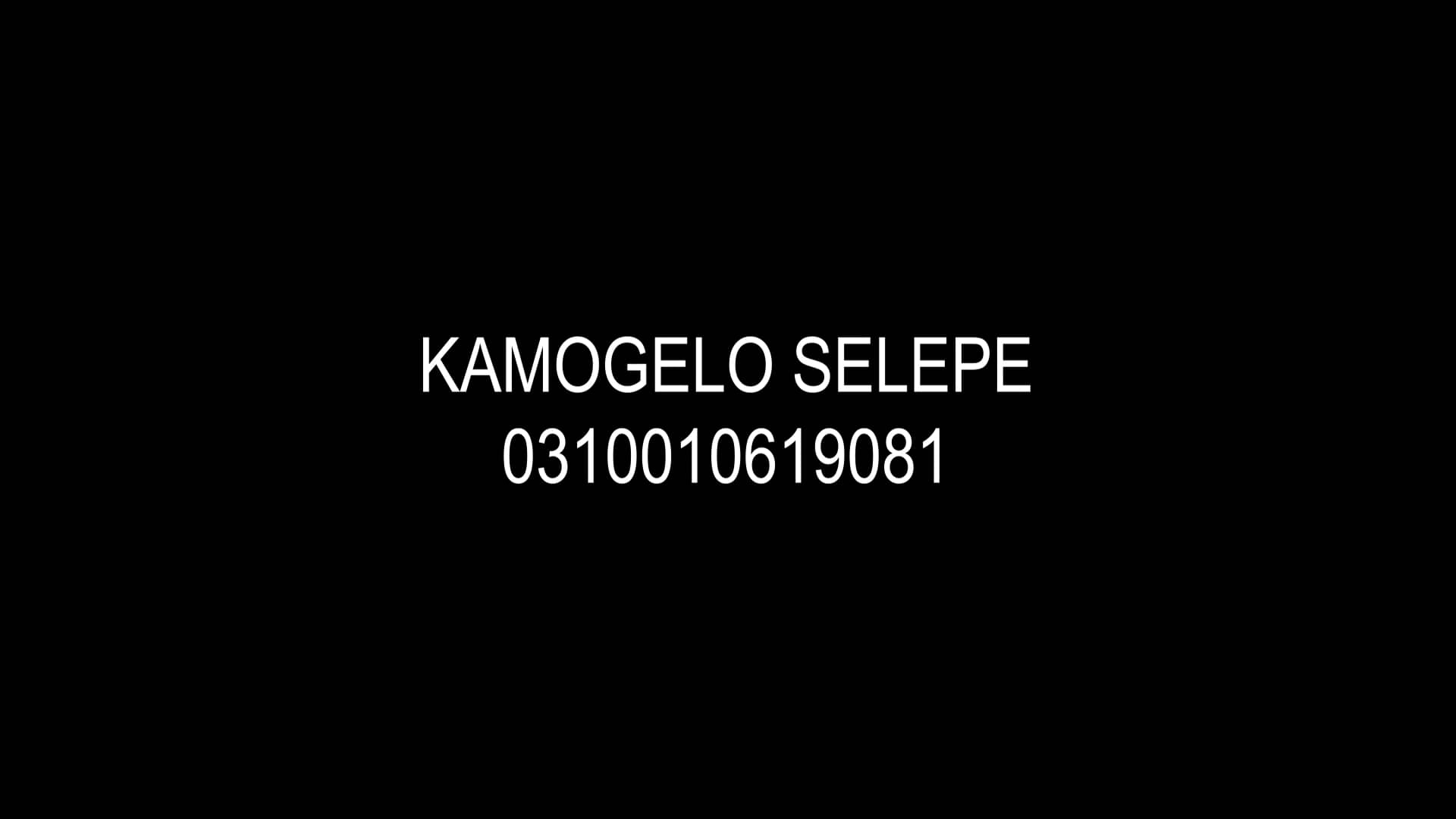 Kamogelo Selepe Demo Reel on Vimeo