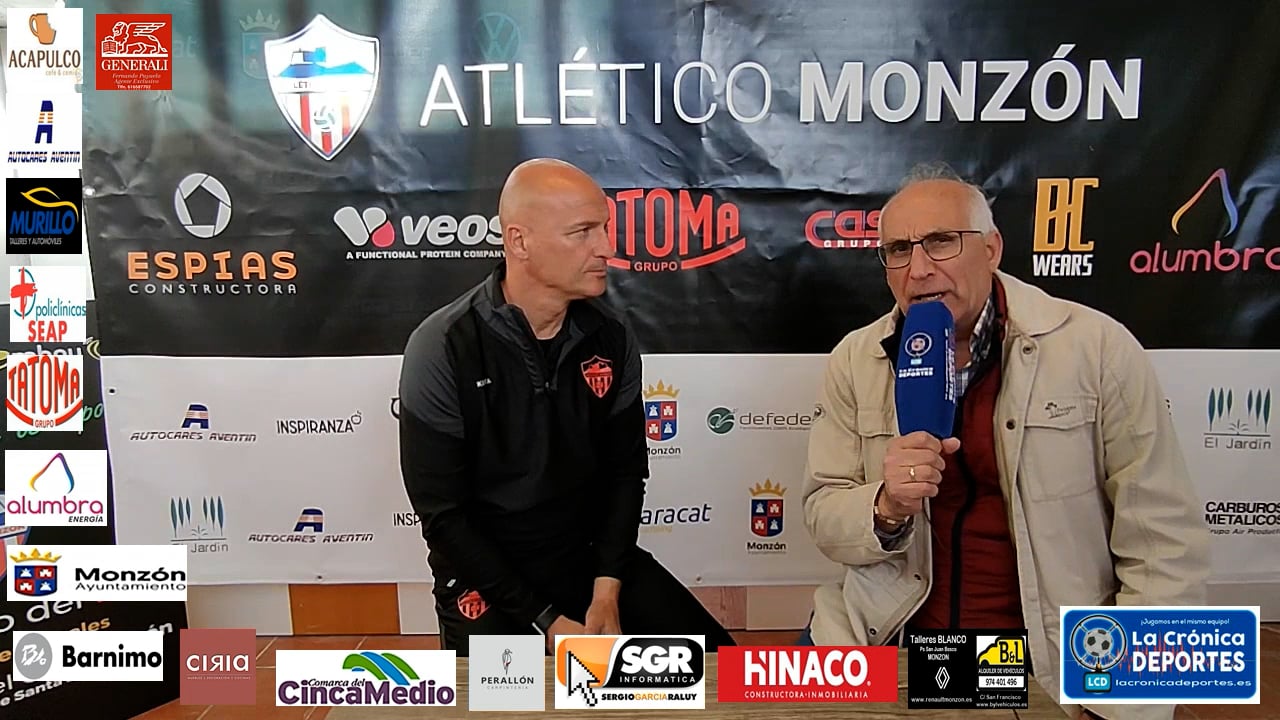 LA PREVIA / Monzón - Epila / J 29 / Ismael Mariani (Entrenador At Monzón Alumbra) 3ª División