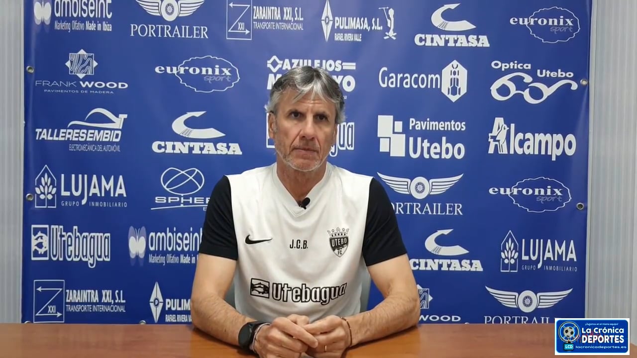 LA PREVIA / UD Mutilvera - Utebo FC / JUAN CARLOS BELTRÁN (Entrenador Utebo) J30 / 2ª RFEF - Grupo 2 / Fuente: Utebo FC