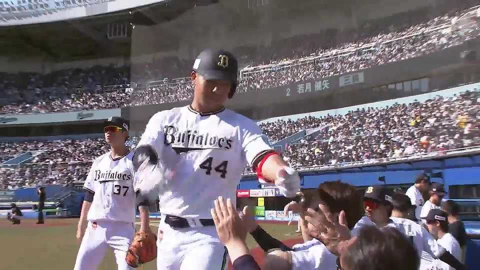 【4回表】スタメン起用に応える!! バファローズ・頓宮裕真 逆方向へのホームランを放ち同点!!  2023年4月16日 千葉ロッテマリーンズ 対 オリックス・バファローズ