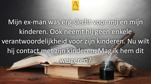 Bannen van vader uit het leven van zijn kinderen.